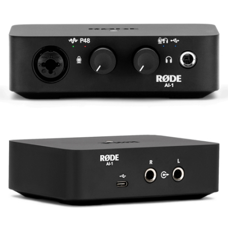 RODE NT1 Signature + AI-1 Studio Kit MK2 - zestaw studyjny, mikrofon pojemnościowy XLR + inferfejs audio USB